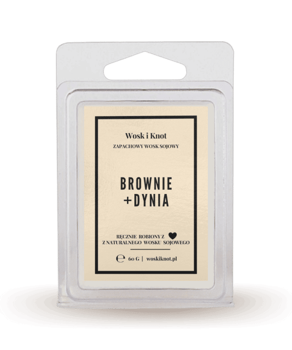 wosk zapachowy brownie dynia