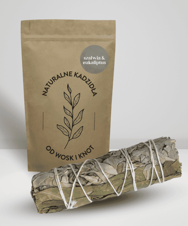 szalwia i eukaliptus naturalne kadzidla – świece sojowe Wosk i Knot